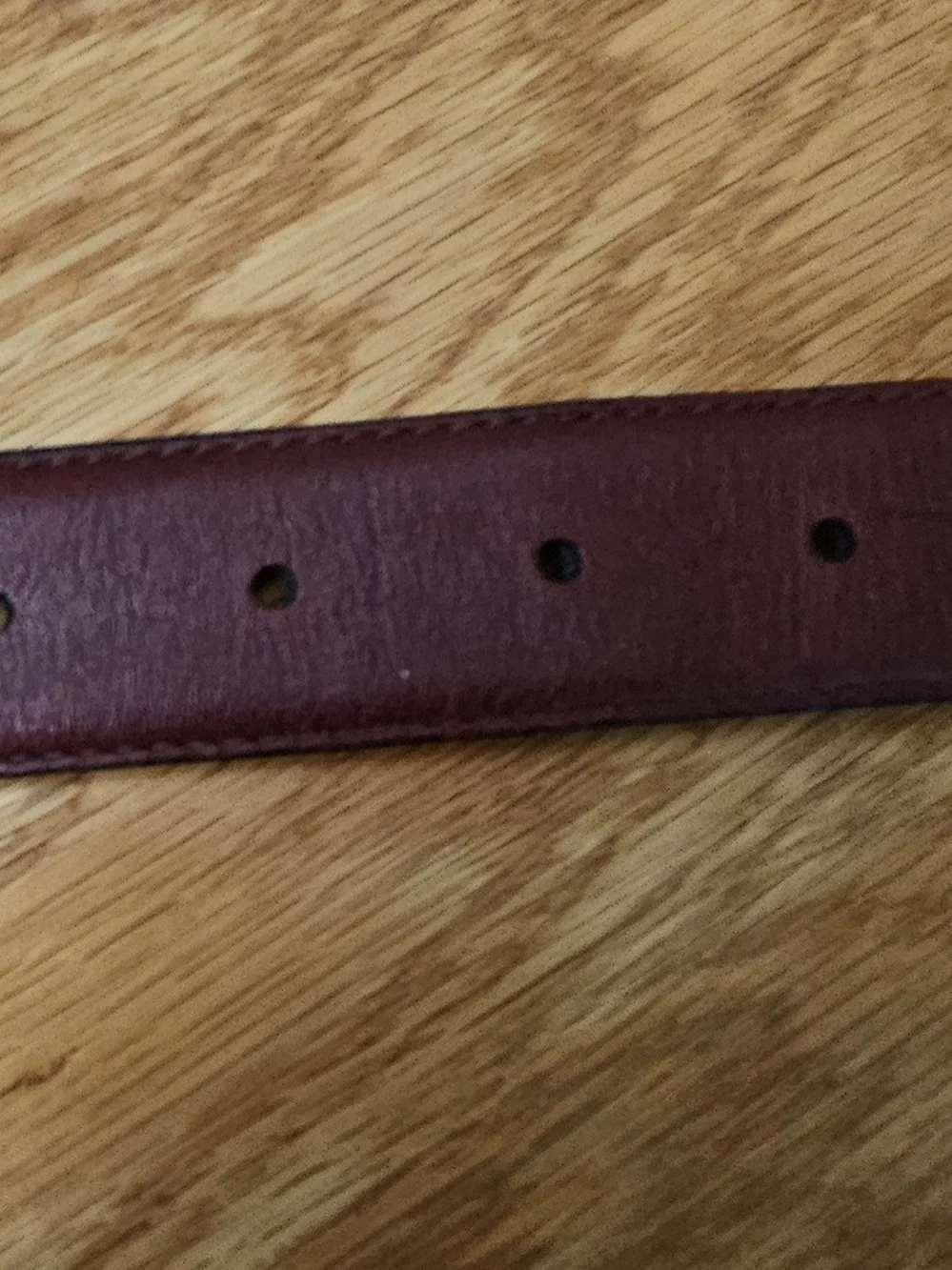 VINTAGE Yves Saint Laurent CASSANDRE ,CHERRY MORELLO LEATHER BELT